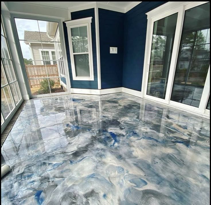 Metallic Epoxy — Sunroom
