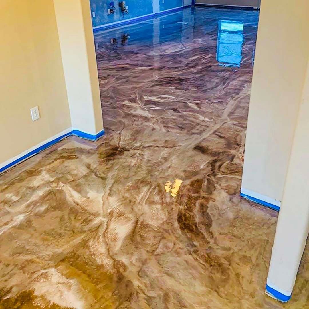 Garage Flake Epoxy — Granite Blend